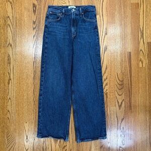 Agolde Mid-rise Wide-leg Denim Jeans
